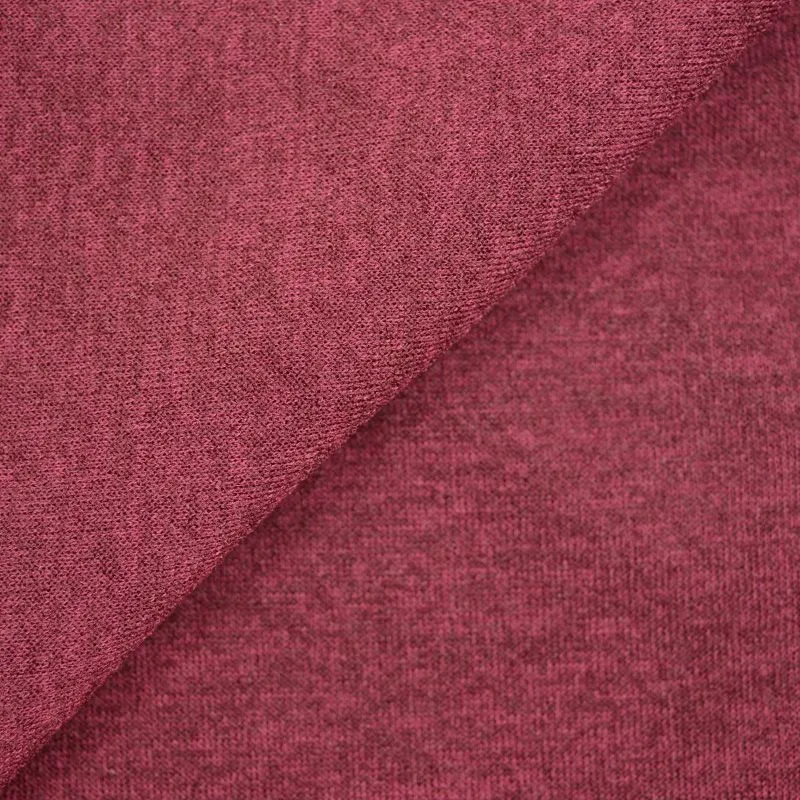 Maille tricot polyester Manon bordeaux