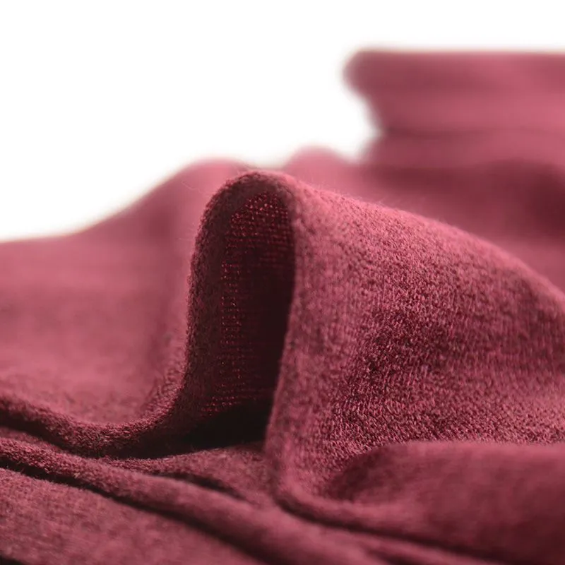 Maille tricot polyester Manon bordeaux